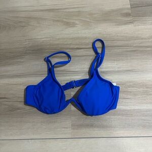 blue underwire xs shein bikini top
